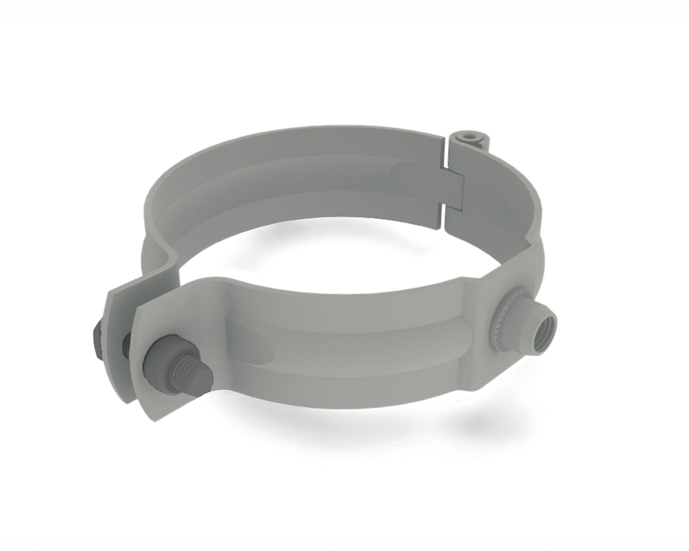 Fallrohrschelle rund