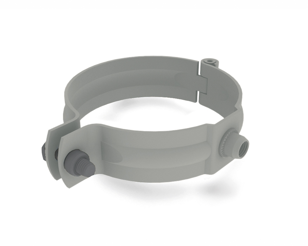 Fallrohrschelle rund