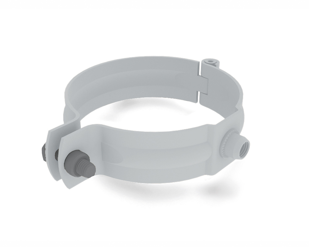 Fallrohrschelle rund