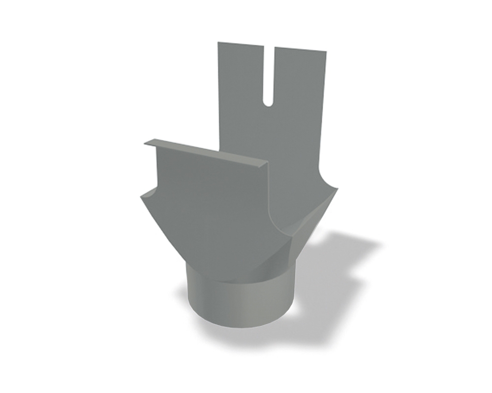 Kastenr.-Einhangstutzen rund