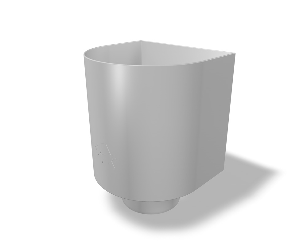 Wasserfangkasten Rundrohr