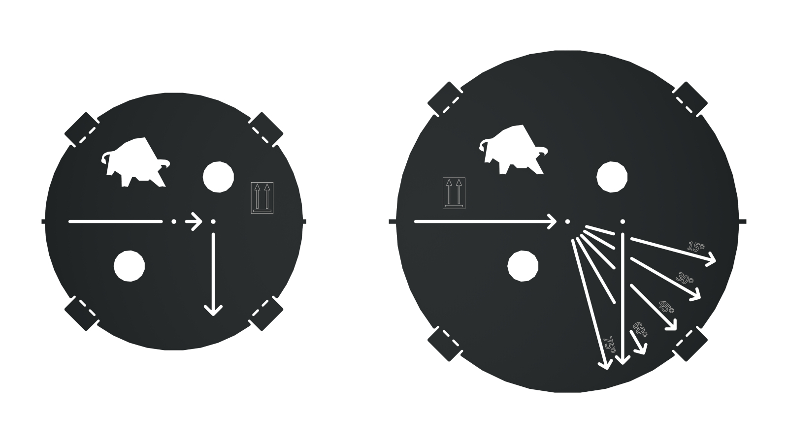 HWS 80 Montageschablone