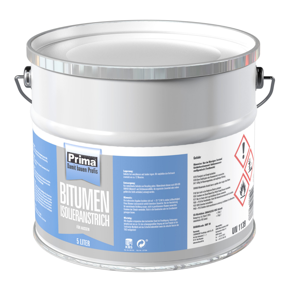 Bitumen-Isolieranstrich (GSV*)