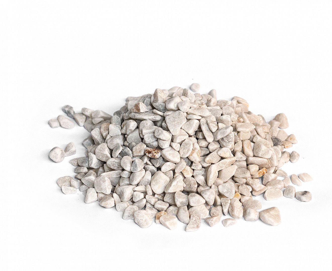 Zierkies Carrara rund