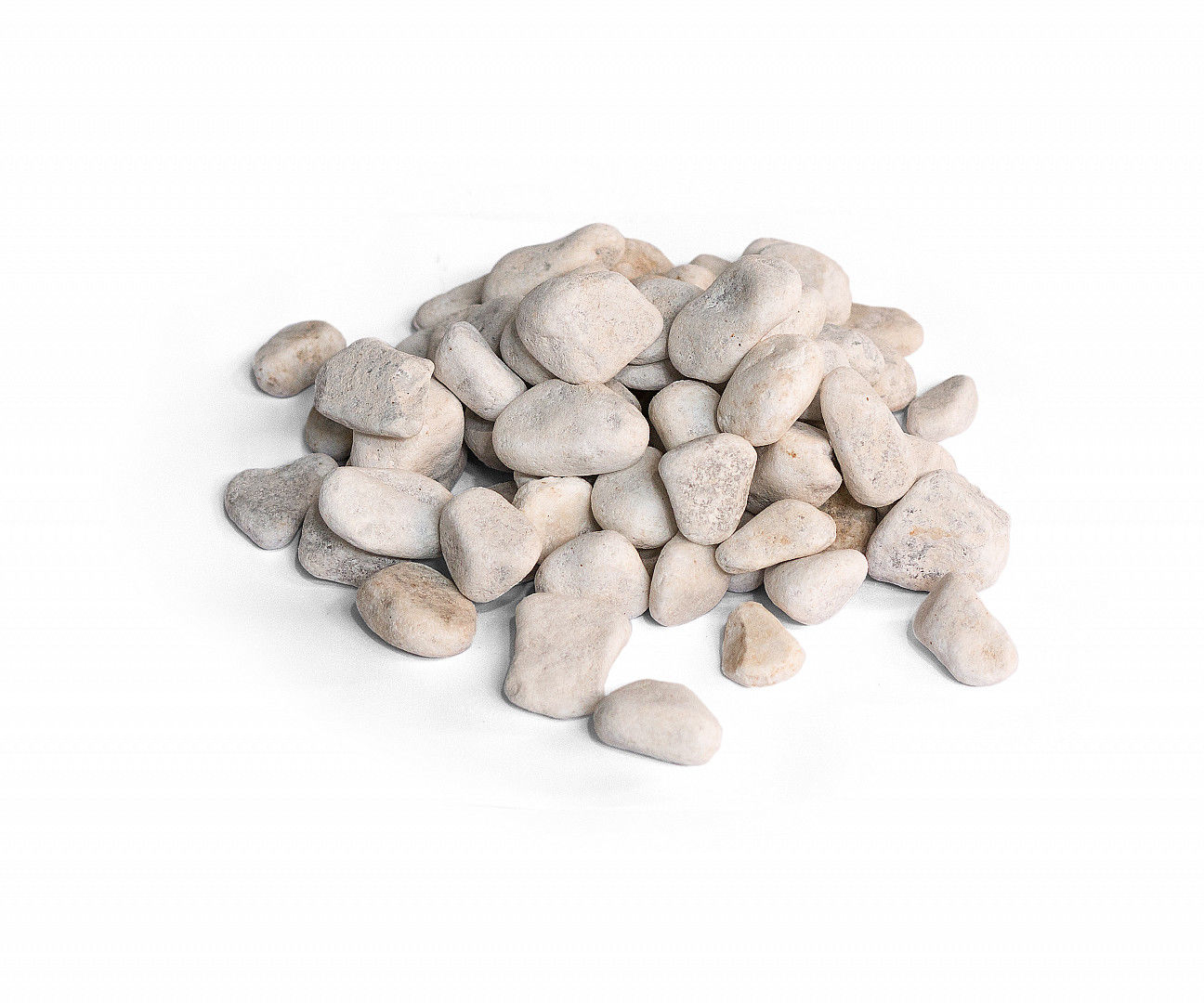 Zierkies Carrara rund