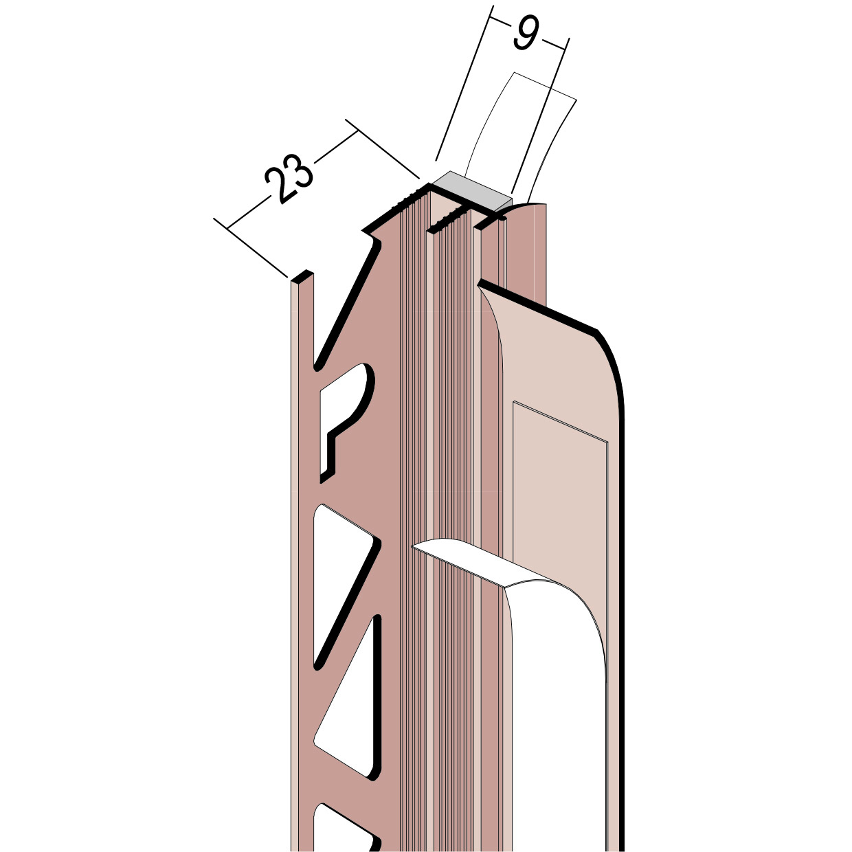 Anputzdichtl. m. Schutzl.