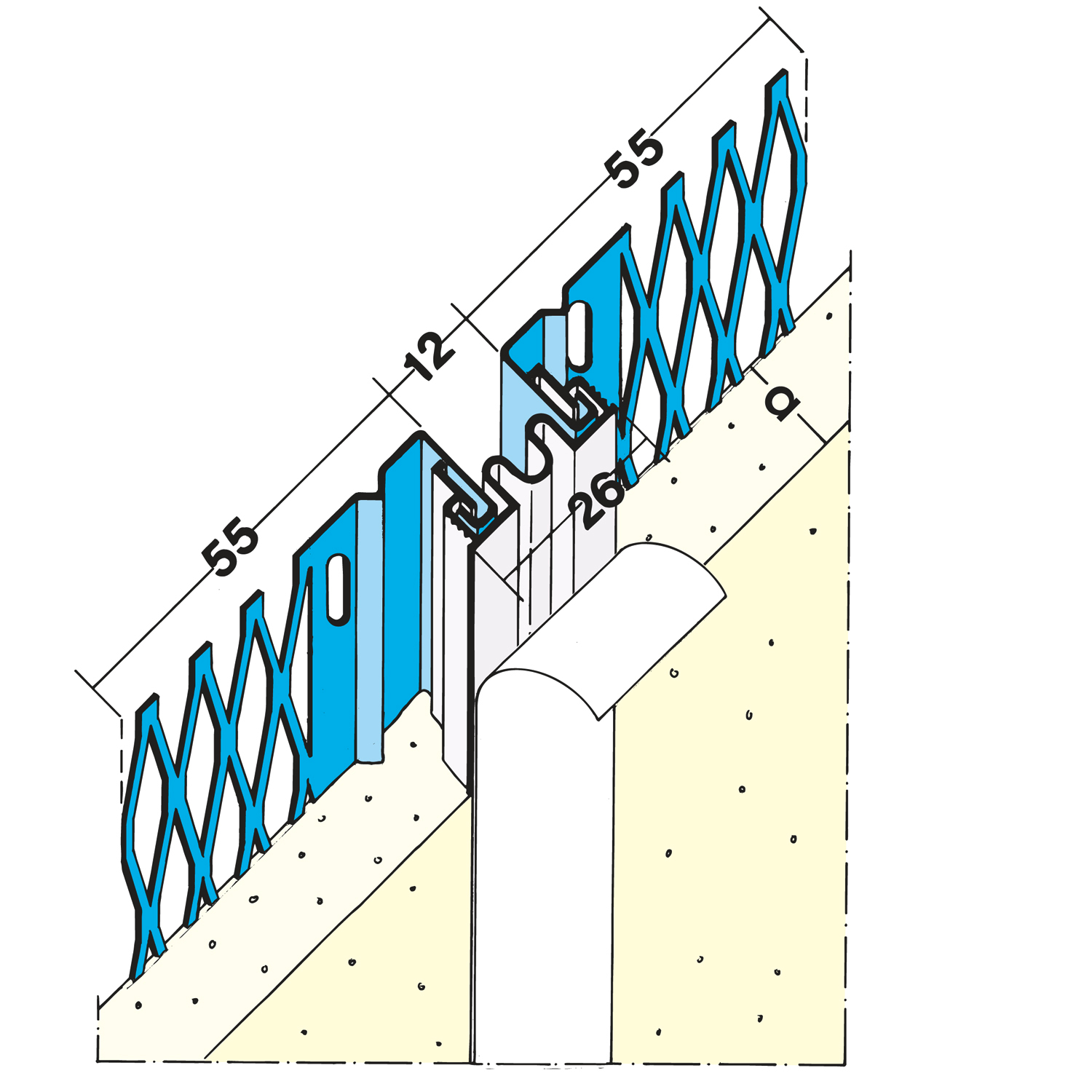 Dehnungsfugenprofil