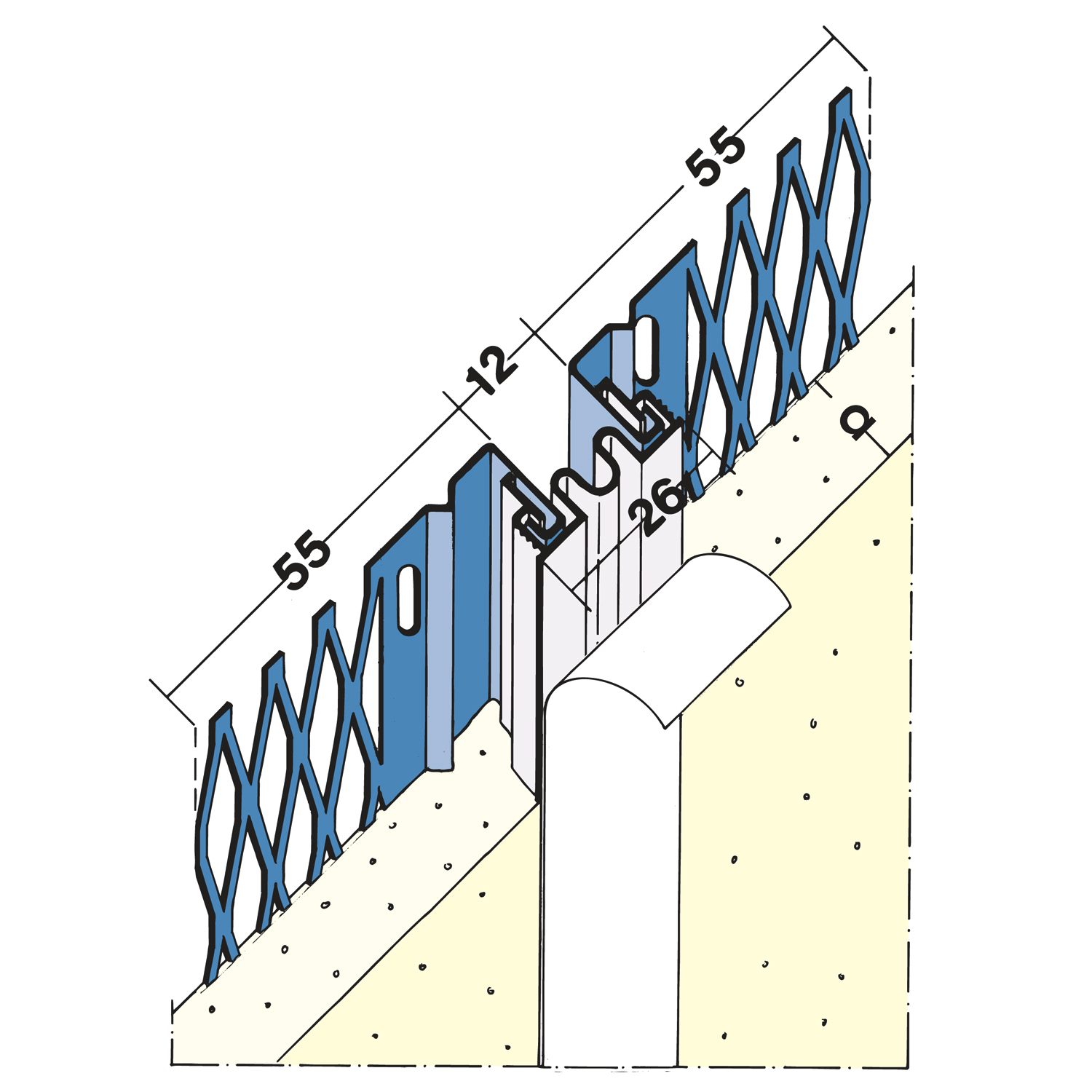 Dehnungsfugenprofil
