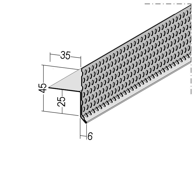 Gleitlagerfugenprofil WDVS