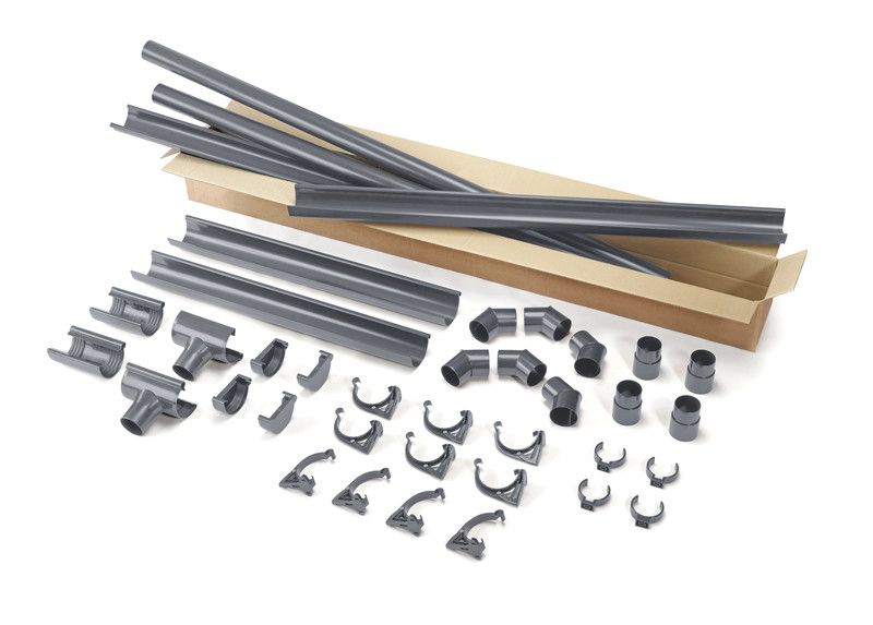 Dachrinnen-Set Satteldach
