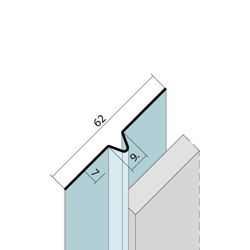 Fugenprofil vert./horizontal