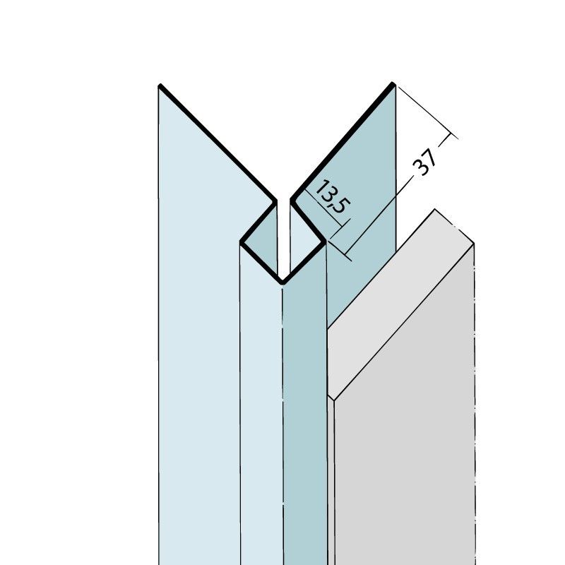 Kantenprofil o. Überd.