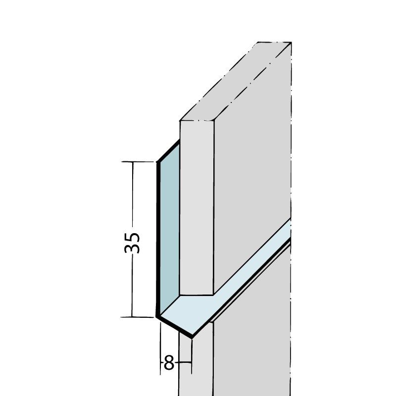 Fugenprofil horizontal