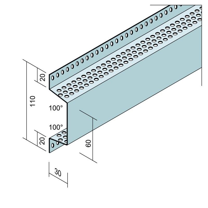 Omega-Lüftungsprofil