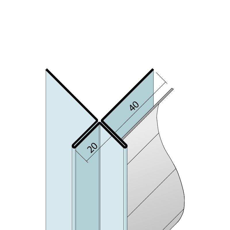 Kantenprofil o. Überd.