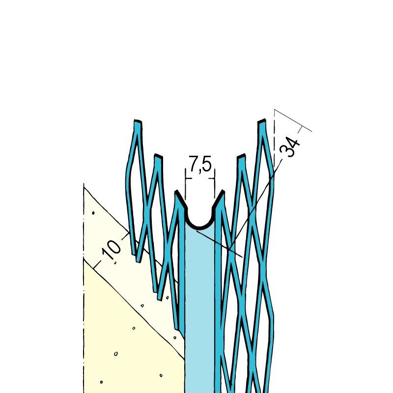 Kantenprofil rund.Kopf
