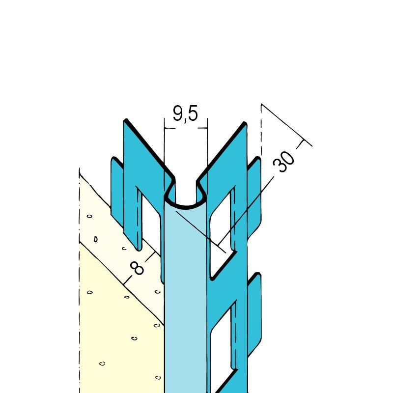 Kantenprofil rund.Kopf