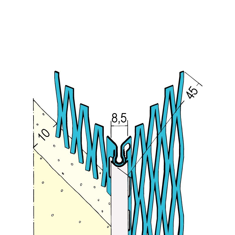 Kantenprofil rund.Kopf