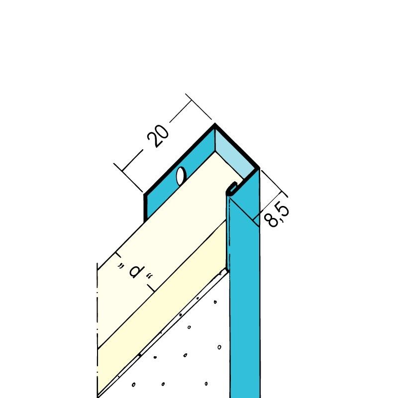 Einfassprofil Trockenbau