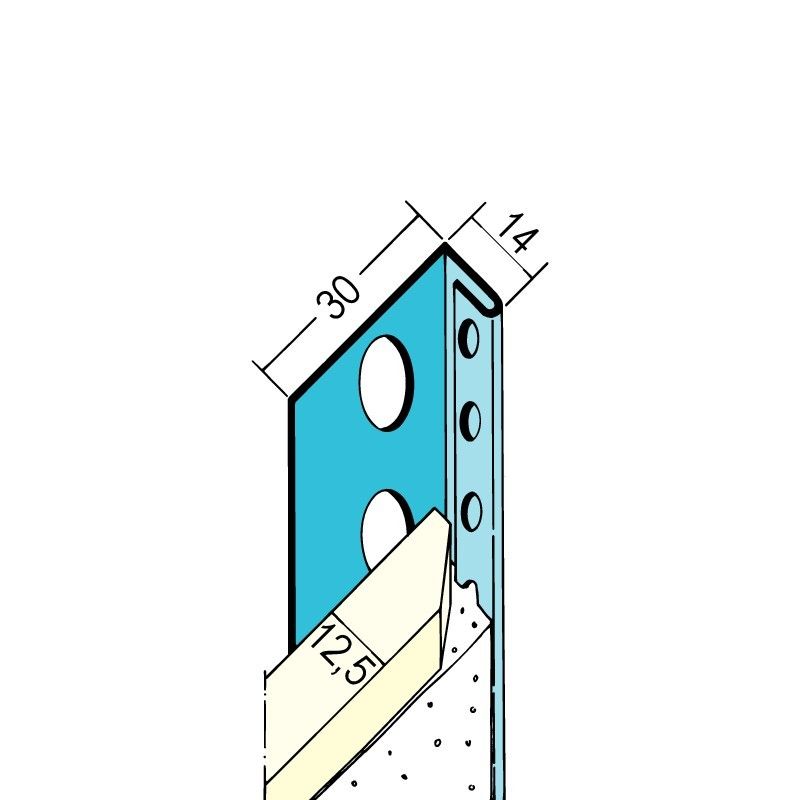 Abschlussprofil Trockenbau