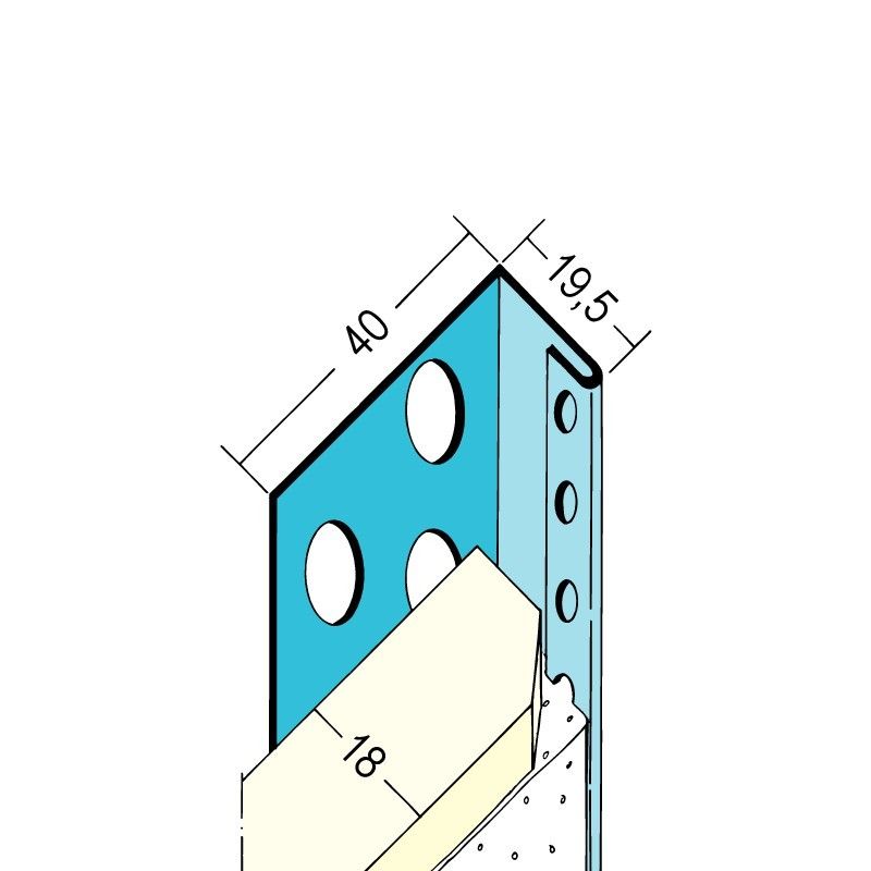 Abschlussprofil Trockenbau