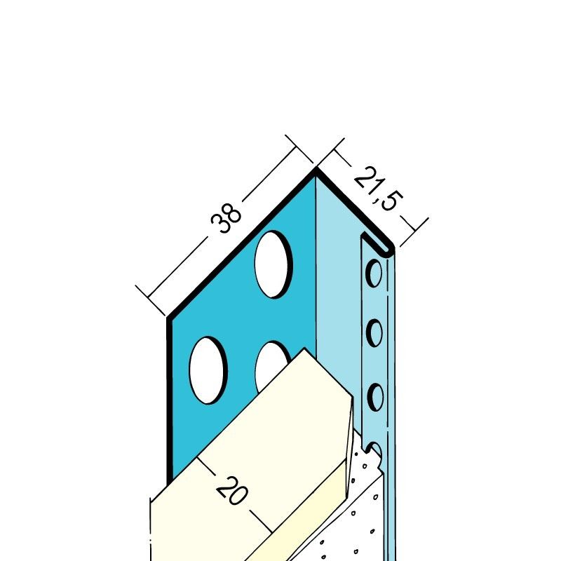 Abschlussprofil Trockenbau