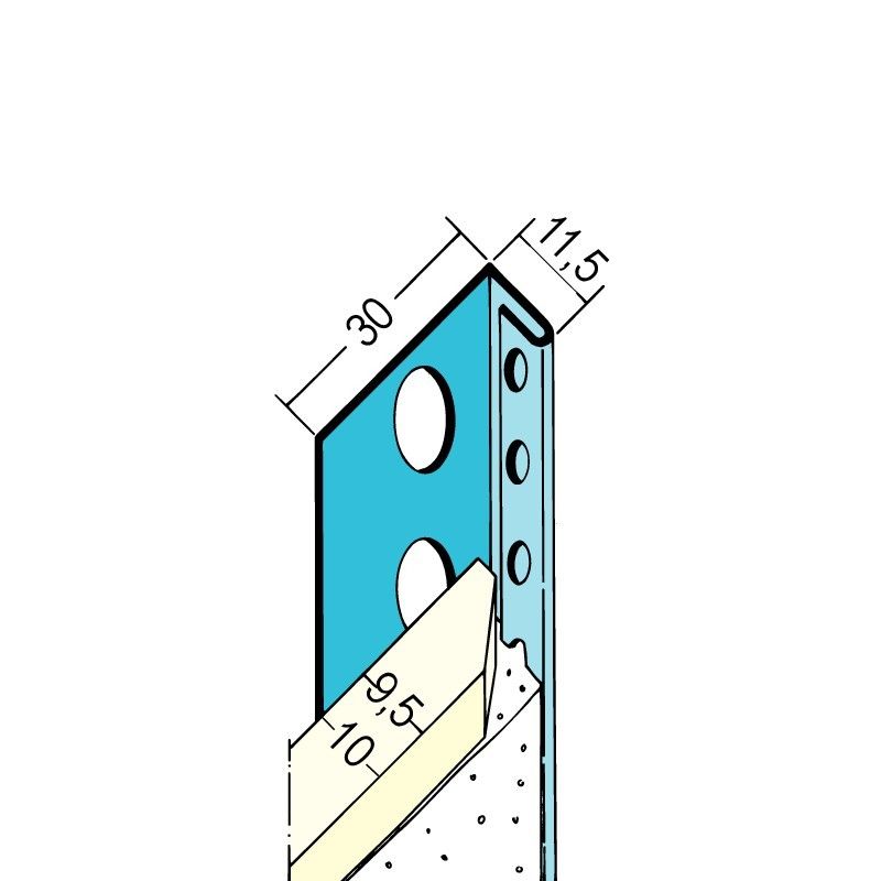 Abschlussprofil Trockenbau