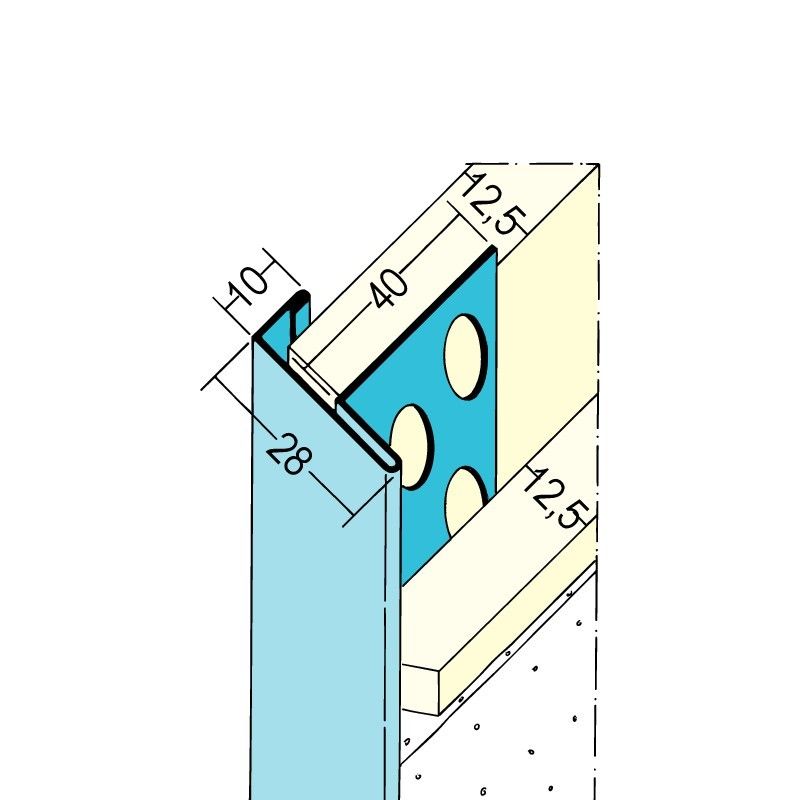 Abschlussprofil Trockenbau