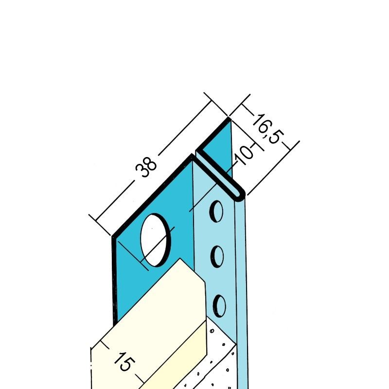 Anschlussprofil Trockenbau SF