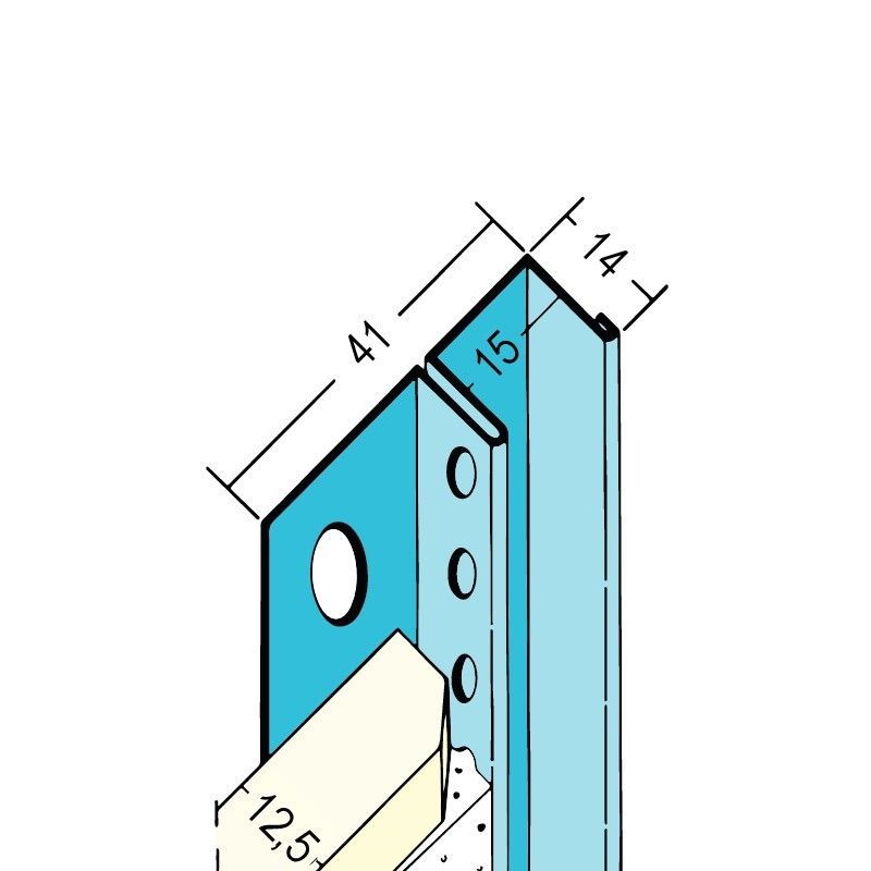 Anschlussprofil Trockenbau SF