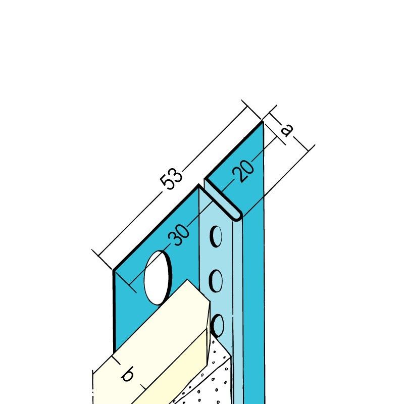 Anschlussprofil Trockenbau SF