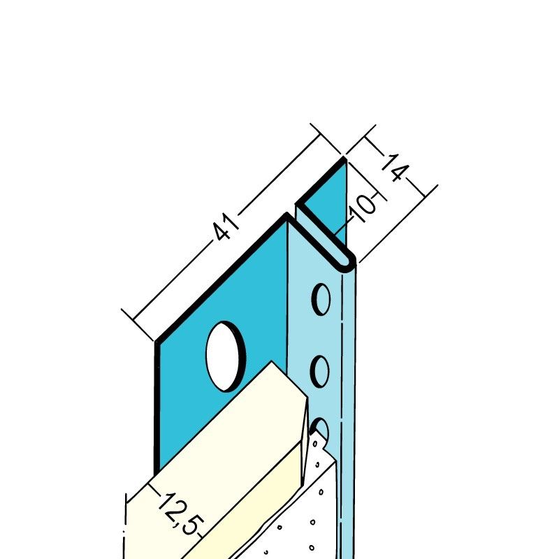 Anschlussprofil Trockenbau SF