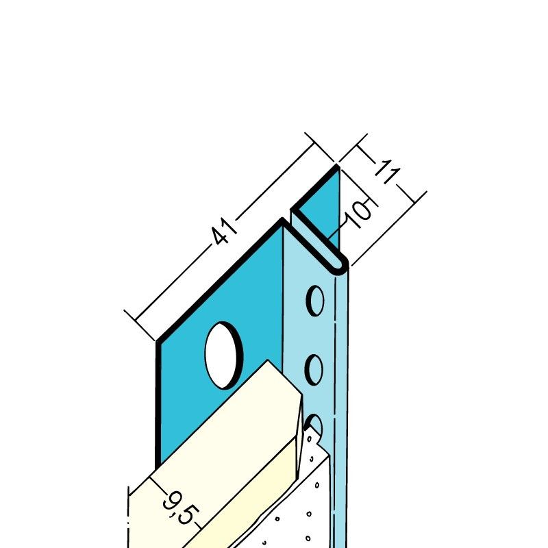 Anschlussprofil Trockenbau SF