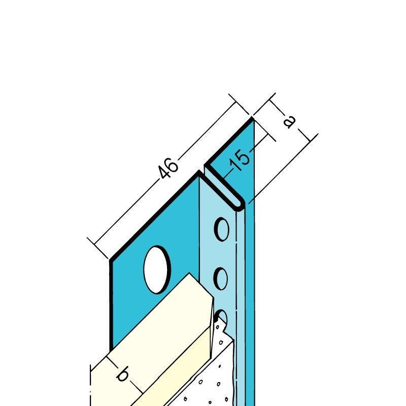 Anschlussprofil Trockenbau SF