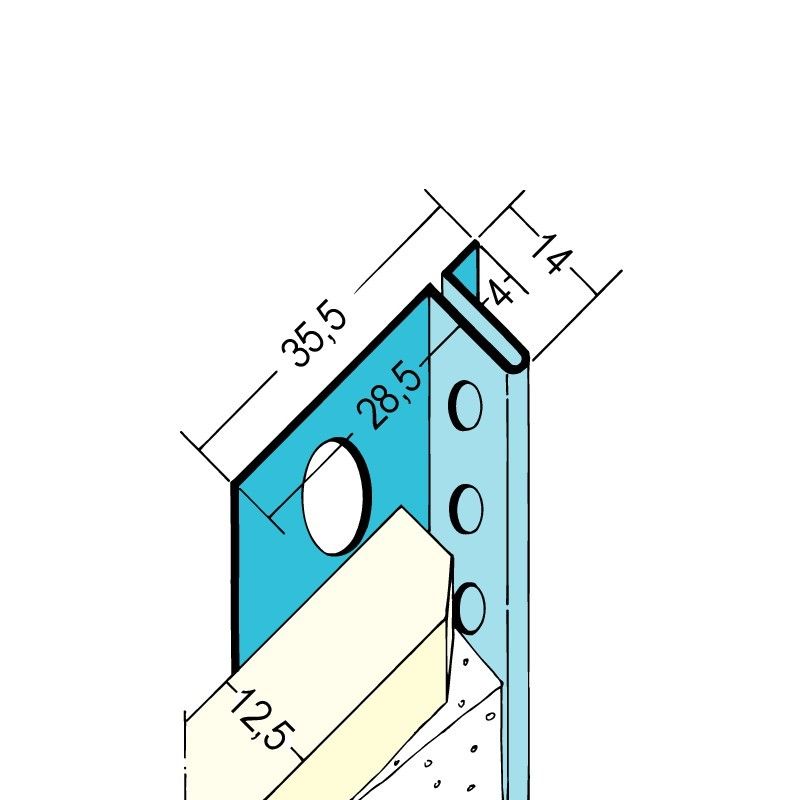 Anschlussprofil Trockenbau SF