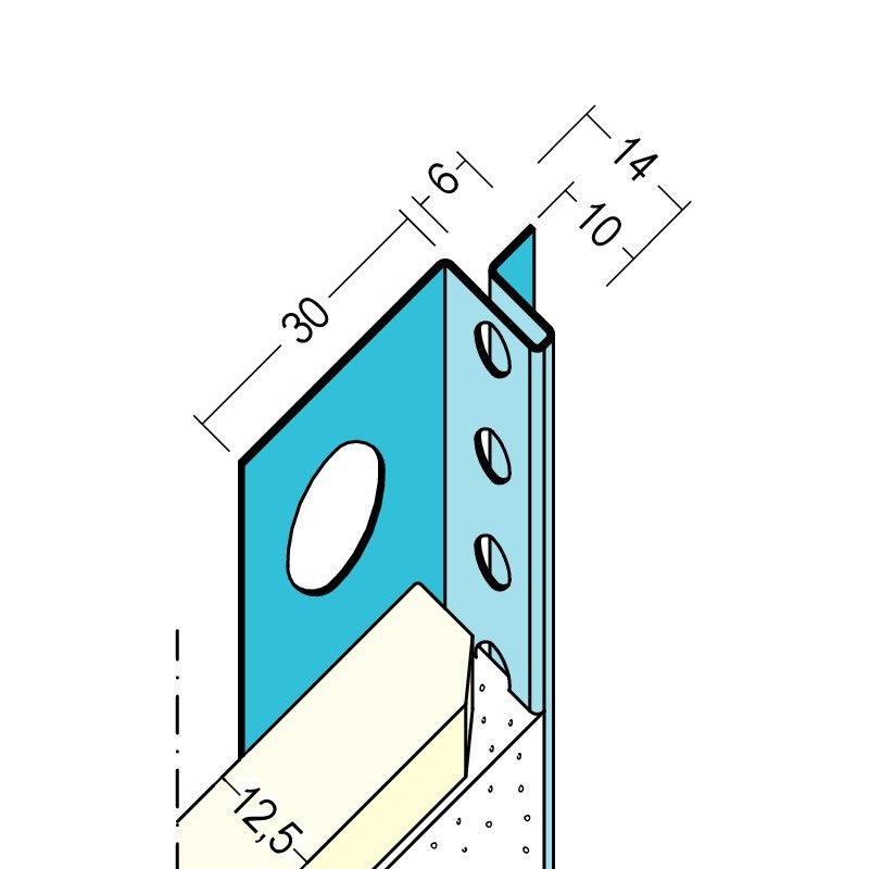 Anschlussprofil Trockenbau SF