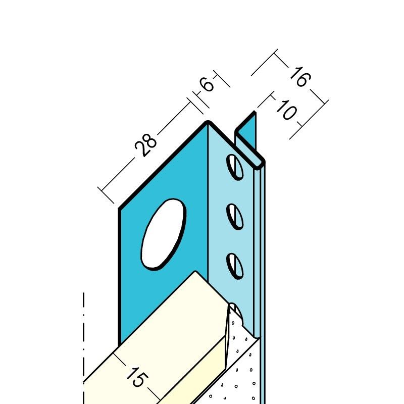 Anschlussprofil Trockenbau SF