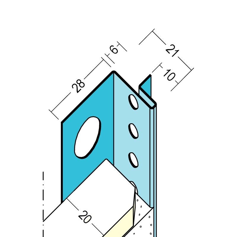Anschlussprofil Trockenbau SF