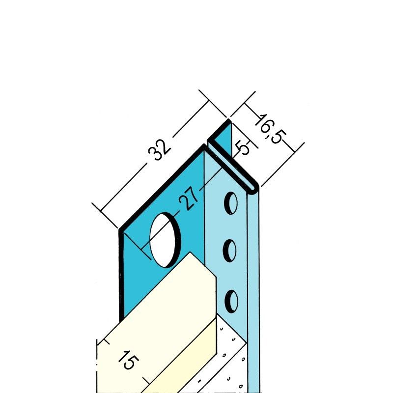 Anschlussprofil Trockenbau SF