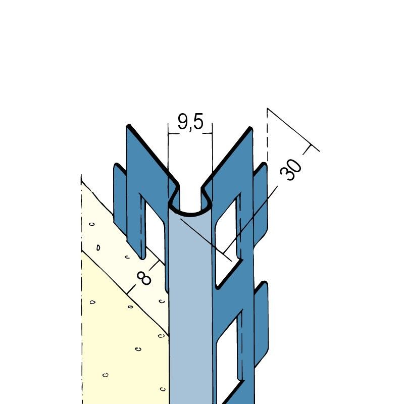 Kantenprofil rund.Kopf