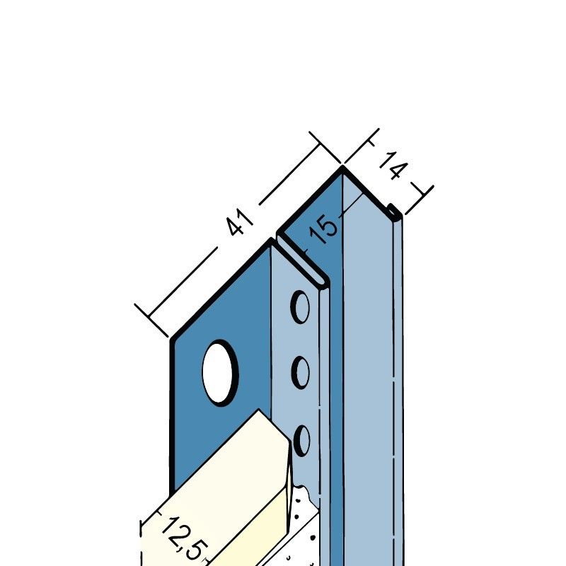 Anschlussprofil Trockenbau SF