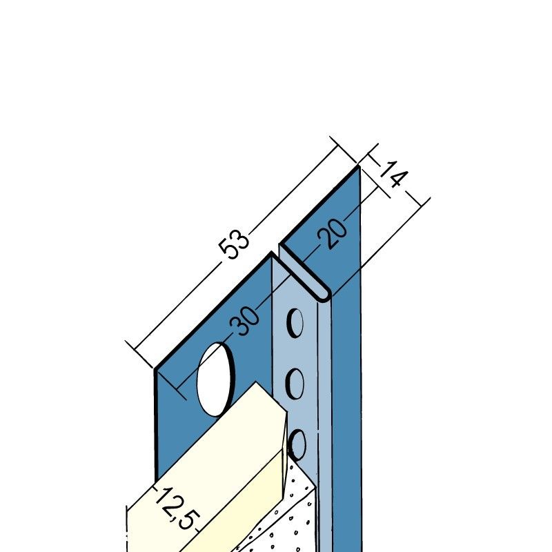Anschlussprofil Trockenbau SF