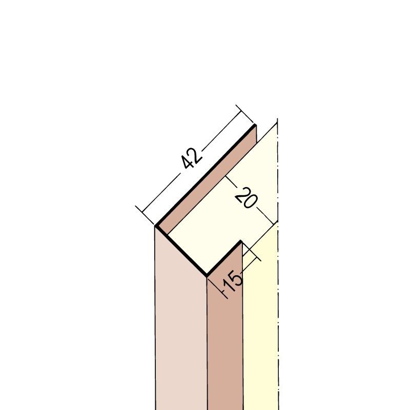 U-Anschluss-/Einfassprofil