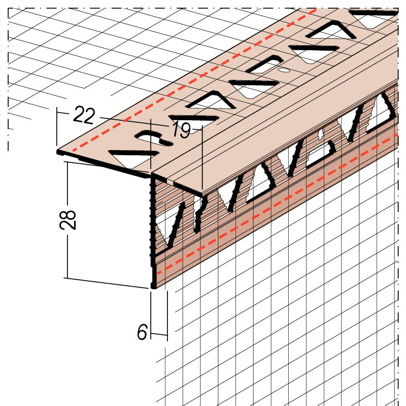 Fensterbank-Anschlussprofil