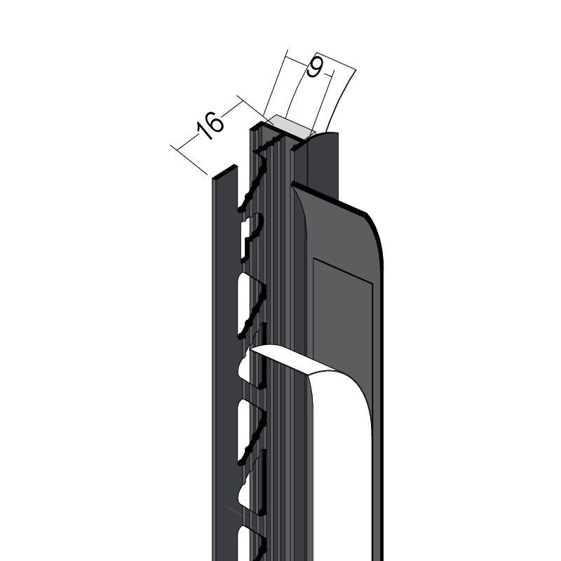 Anputzdichtl. m. Schutzl.