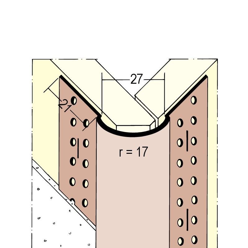 Kantenprofil Trockenbau