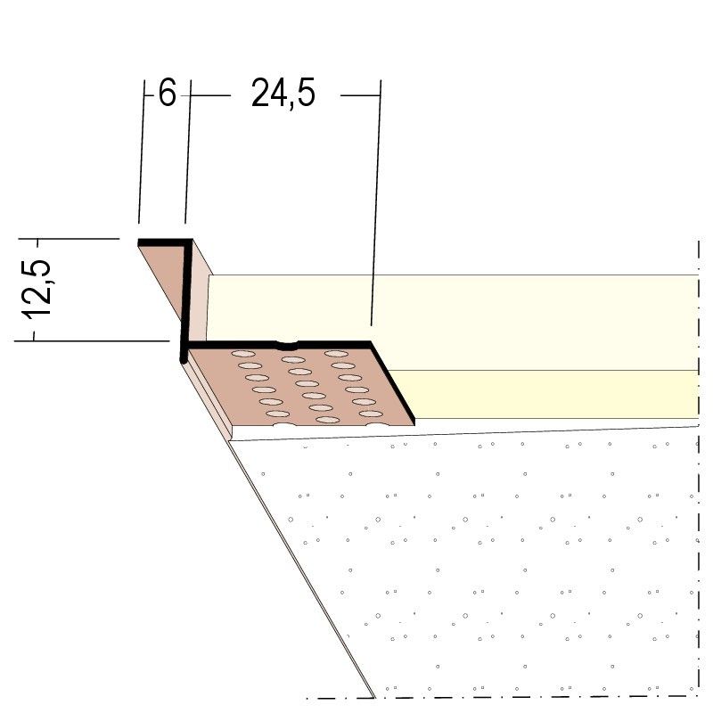Abschlussprofil Trockenbau SF