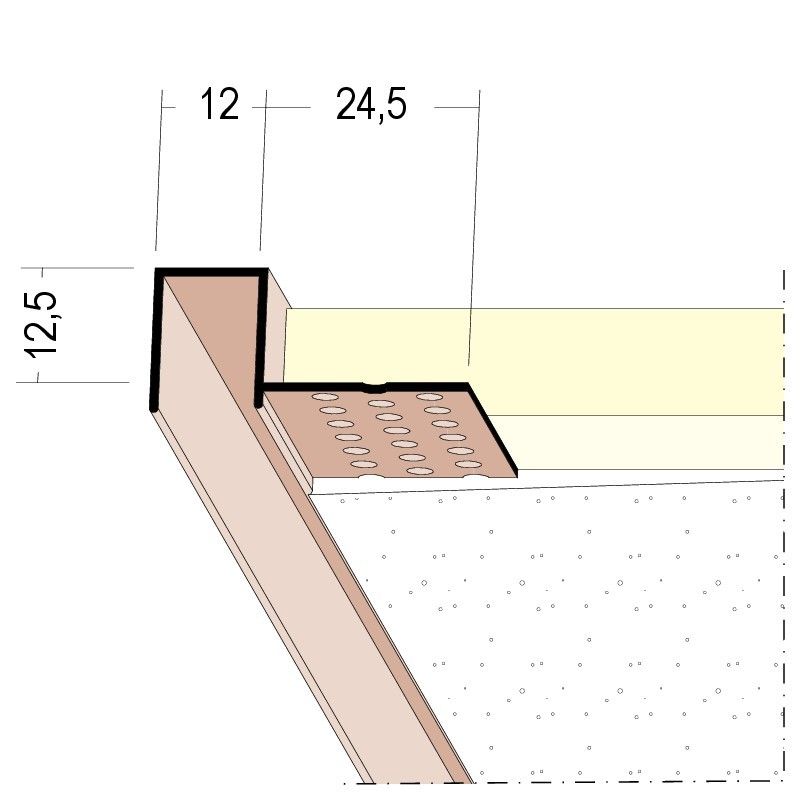 Abschlussprofil Trockenbau SF