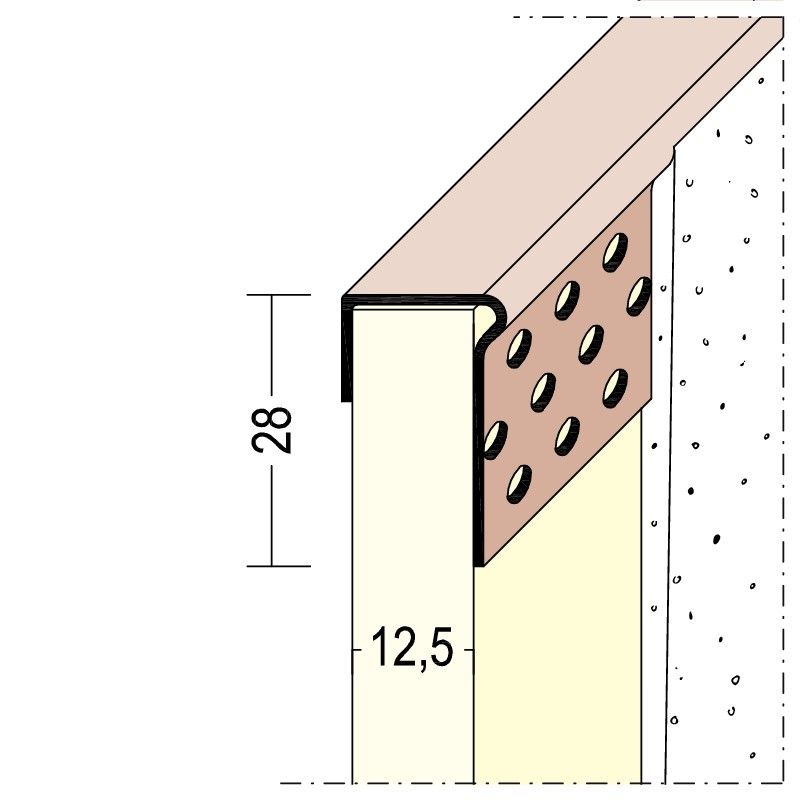 Einfassprofil Trockenbau