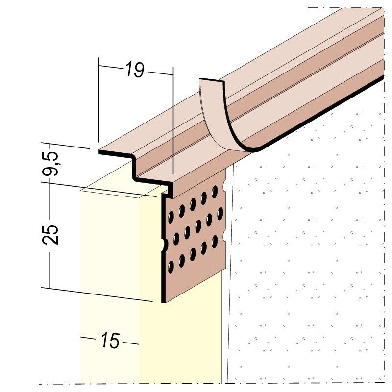 Abschlussprofil Trockenbau SF